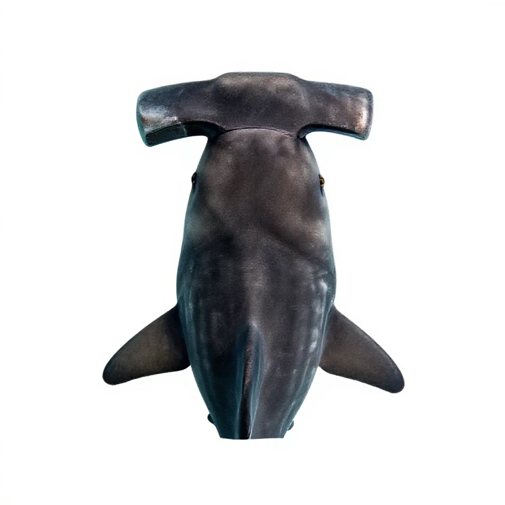 Shovelhead isolated on a white background