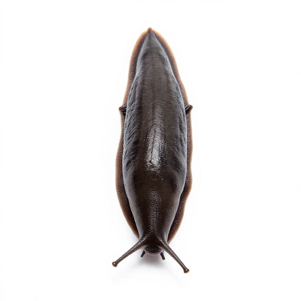 Slug isolated on a white background