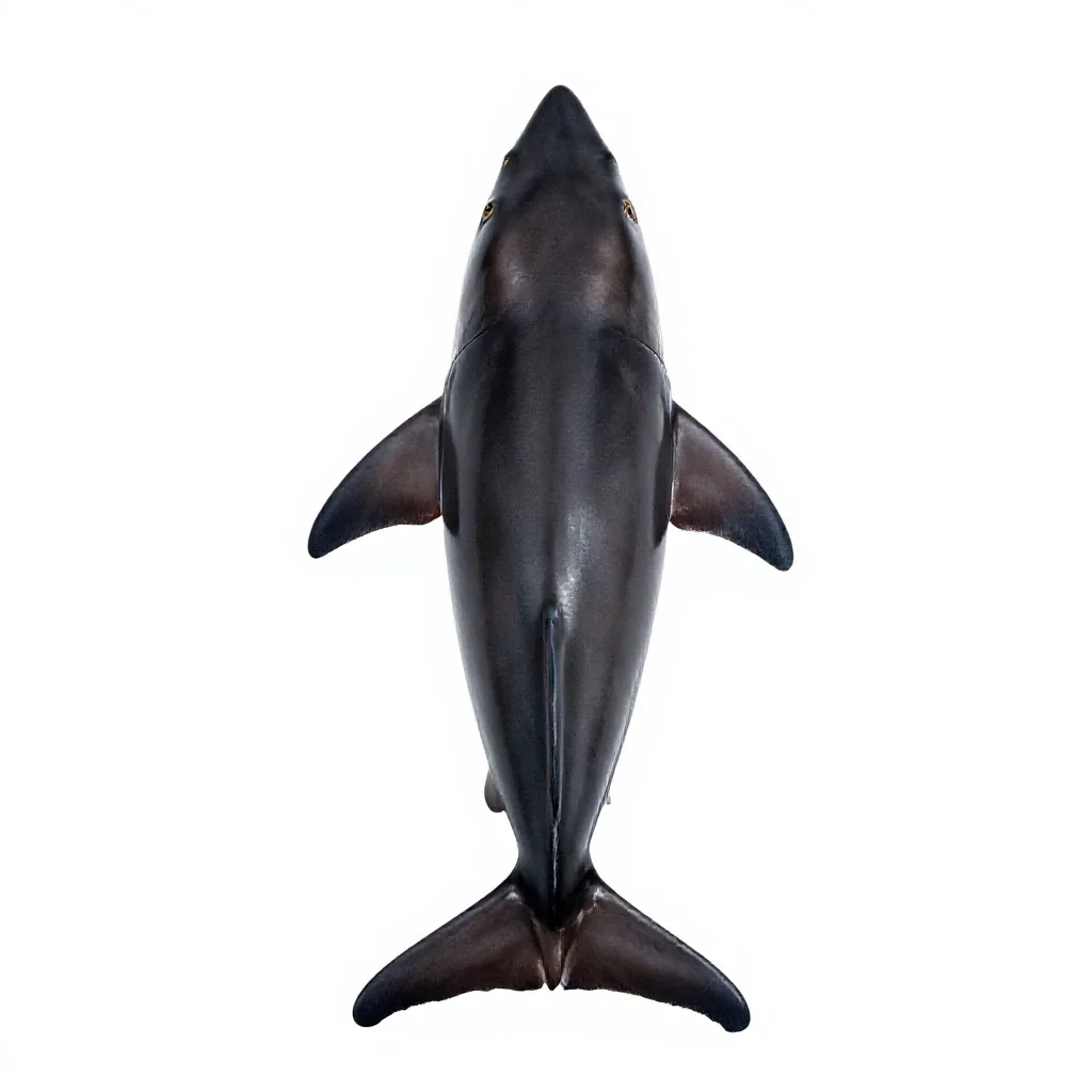 Smooth hammerhead isolated on a white background
