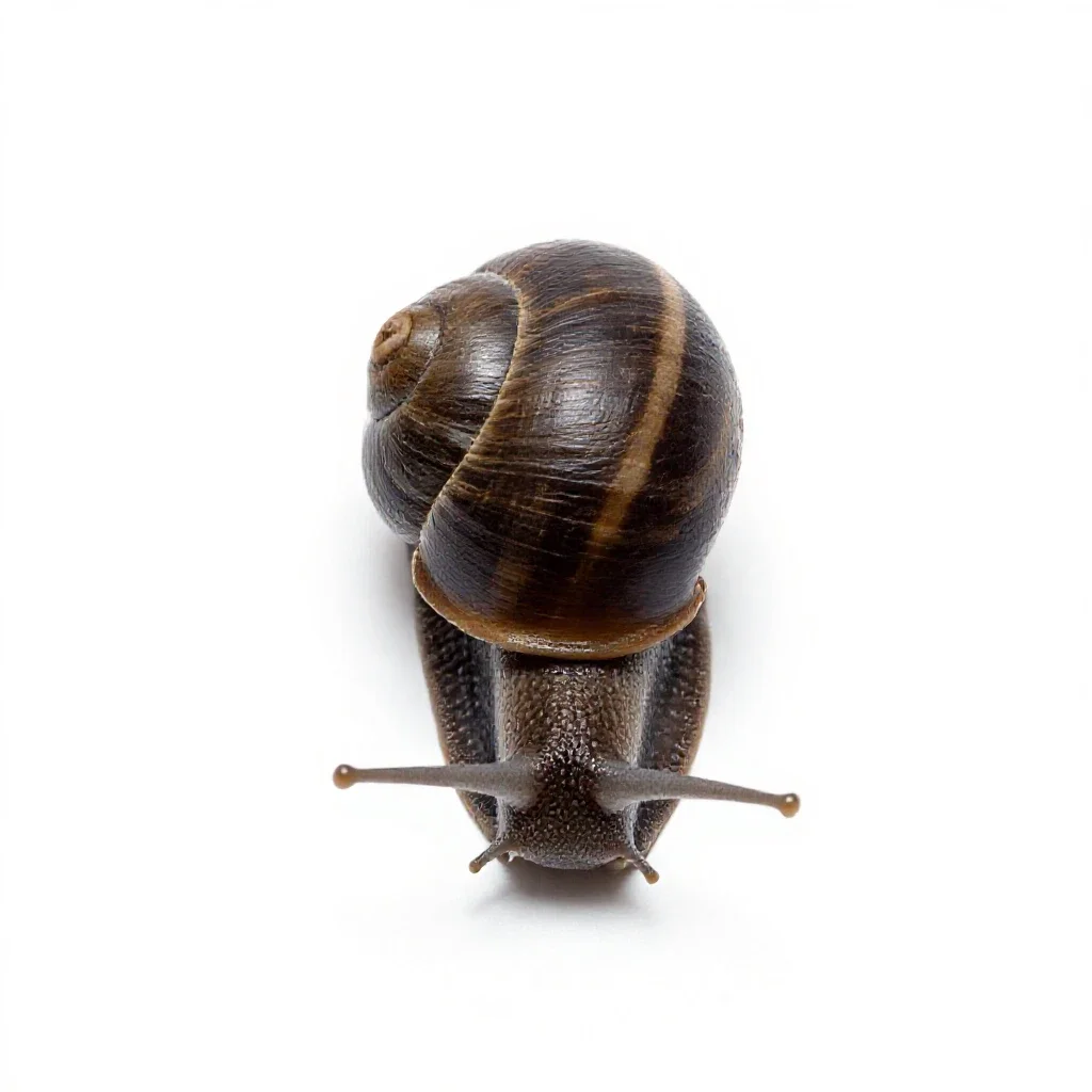Snail isolated on a white background