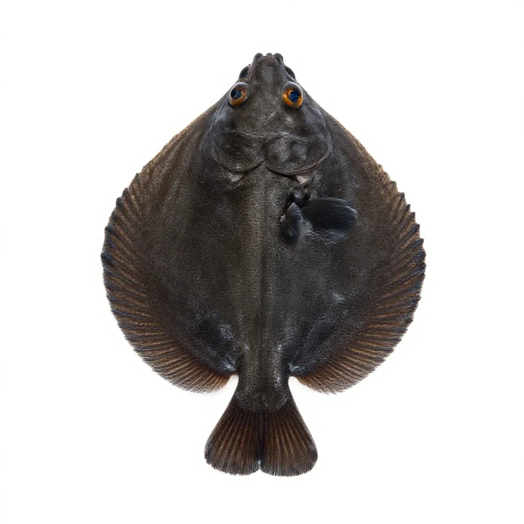 Soft-finned fish isolated on a white background