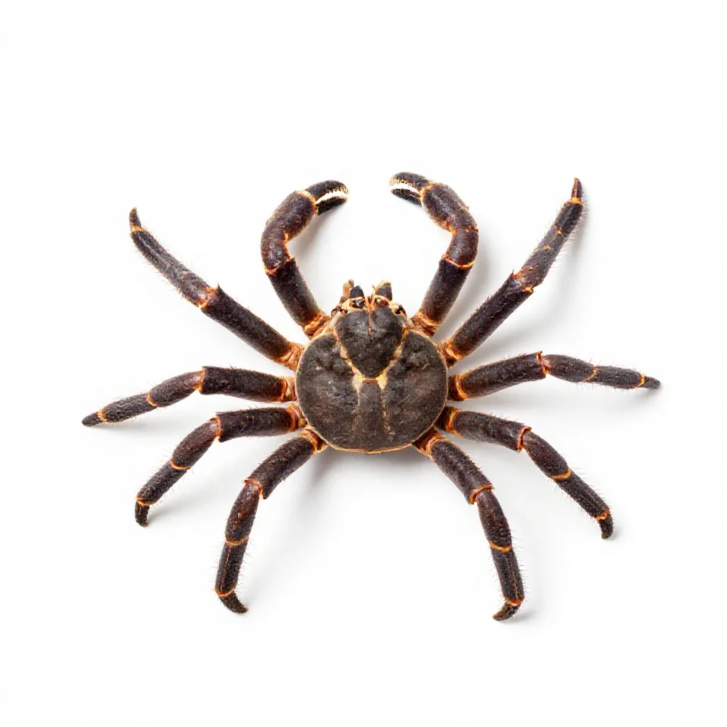 Spider crab isolated on a white background