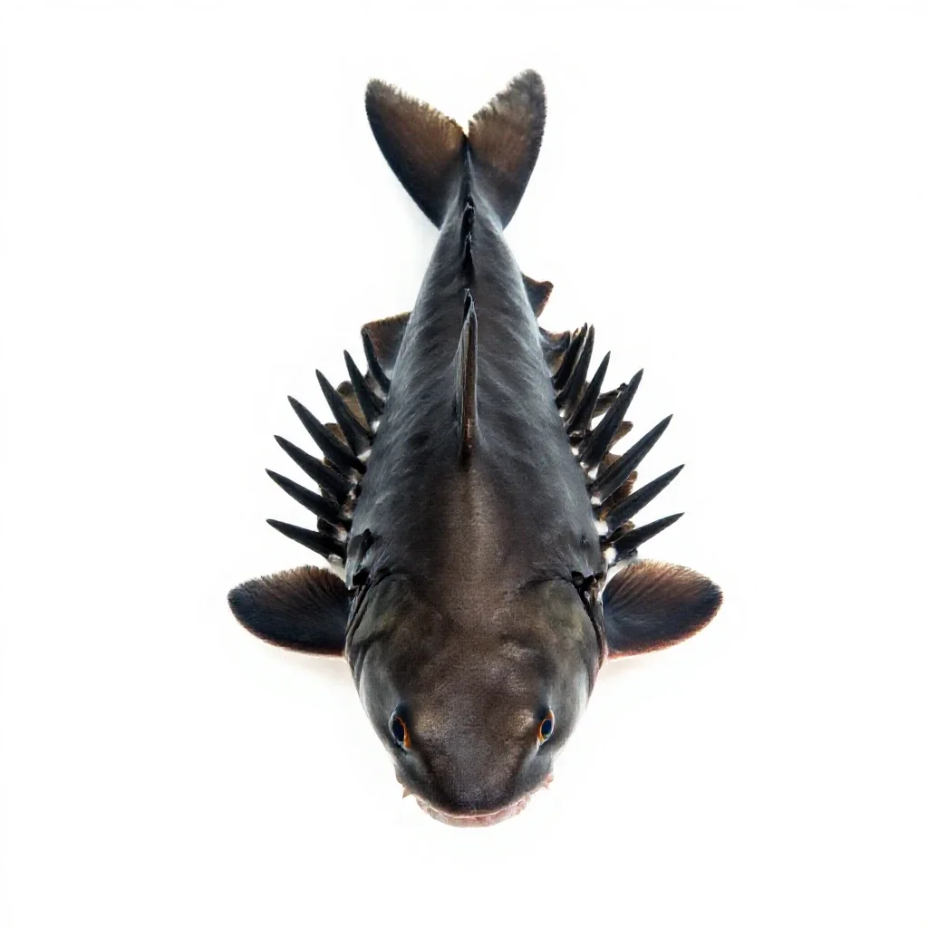 Spiny dogfish isolated on a white background