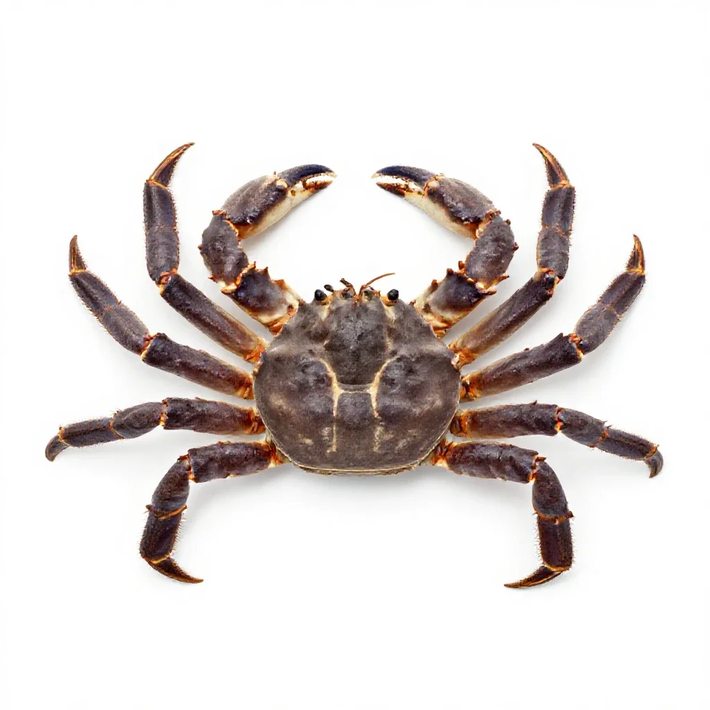Stone crab isolated on a white background