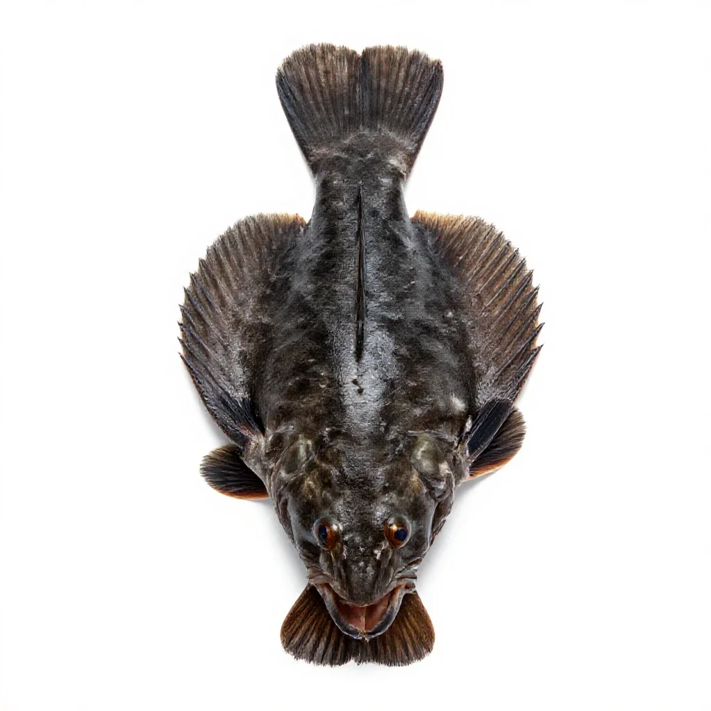 Thorny skate isolated on a white background