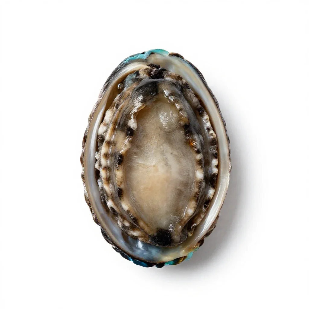 Abalone isolated on a white background