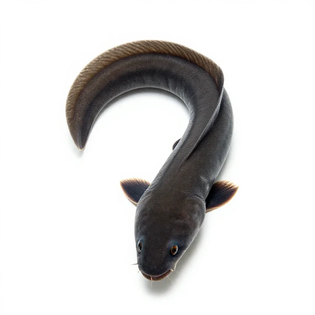 Electric eel isolated on a white background