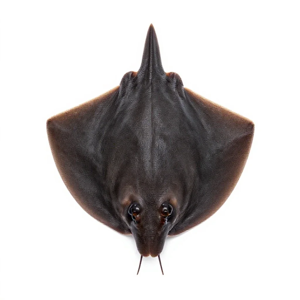 Electric ray isolated on a white background