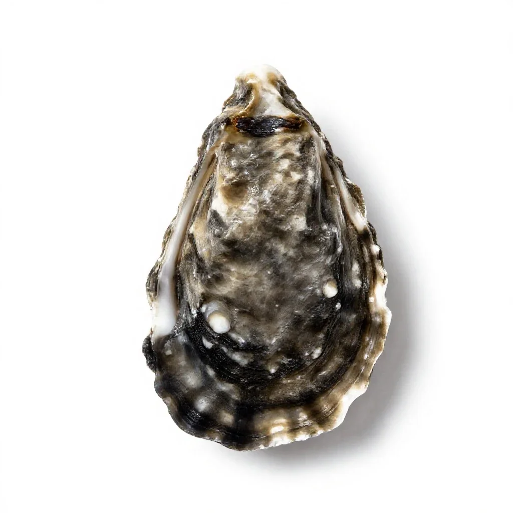 Oyster isolated on a white background