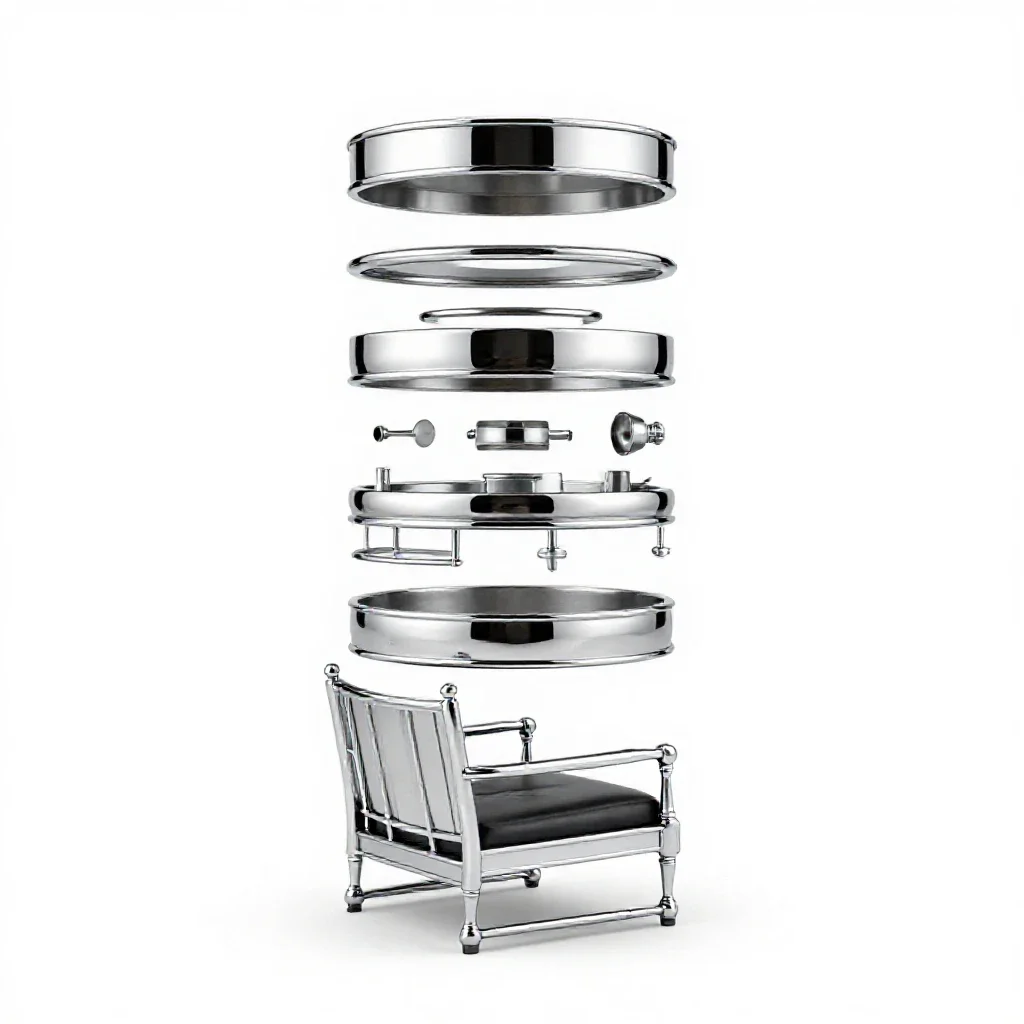 Backbench isolated on a white background