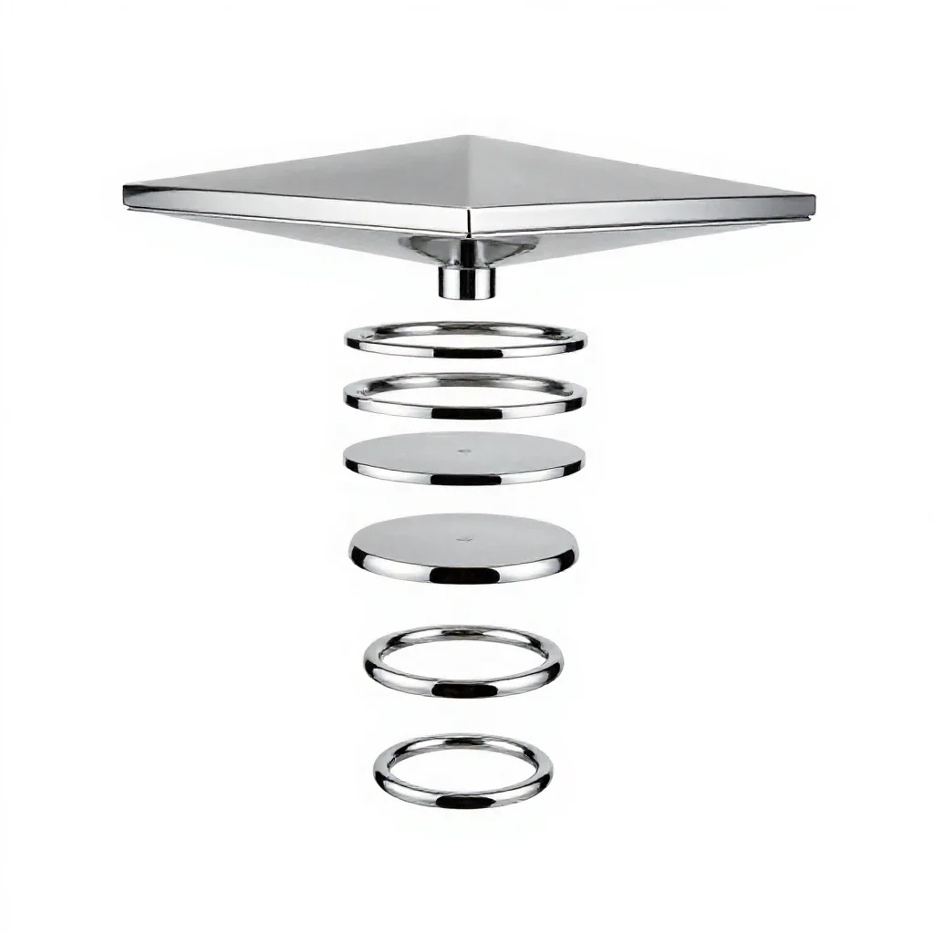 Baldachin isolated on a white background