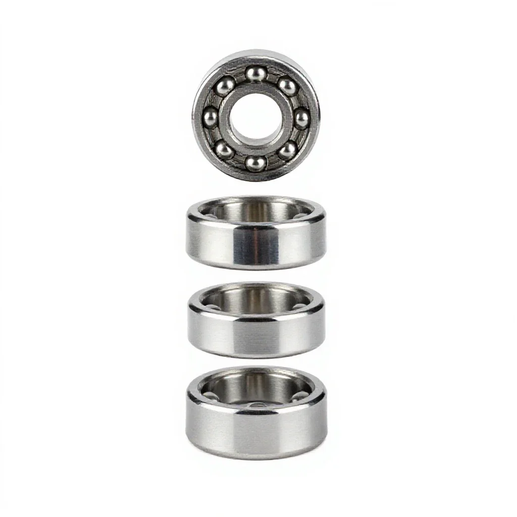 Ball bearing isolated on a white background