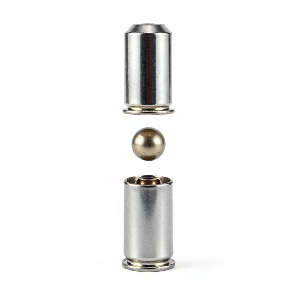 Ball cartridge isolated on a white background
