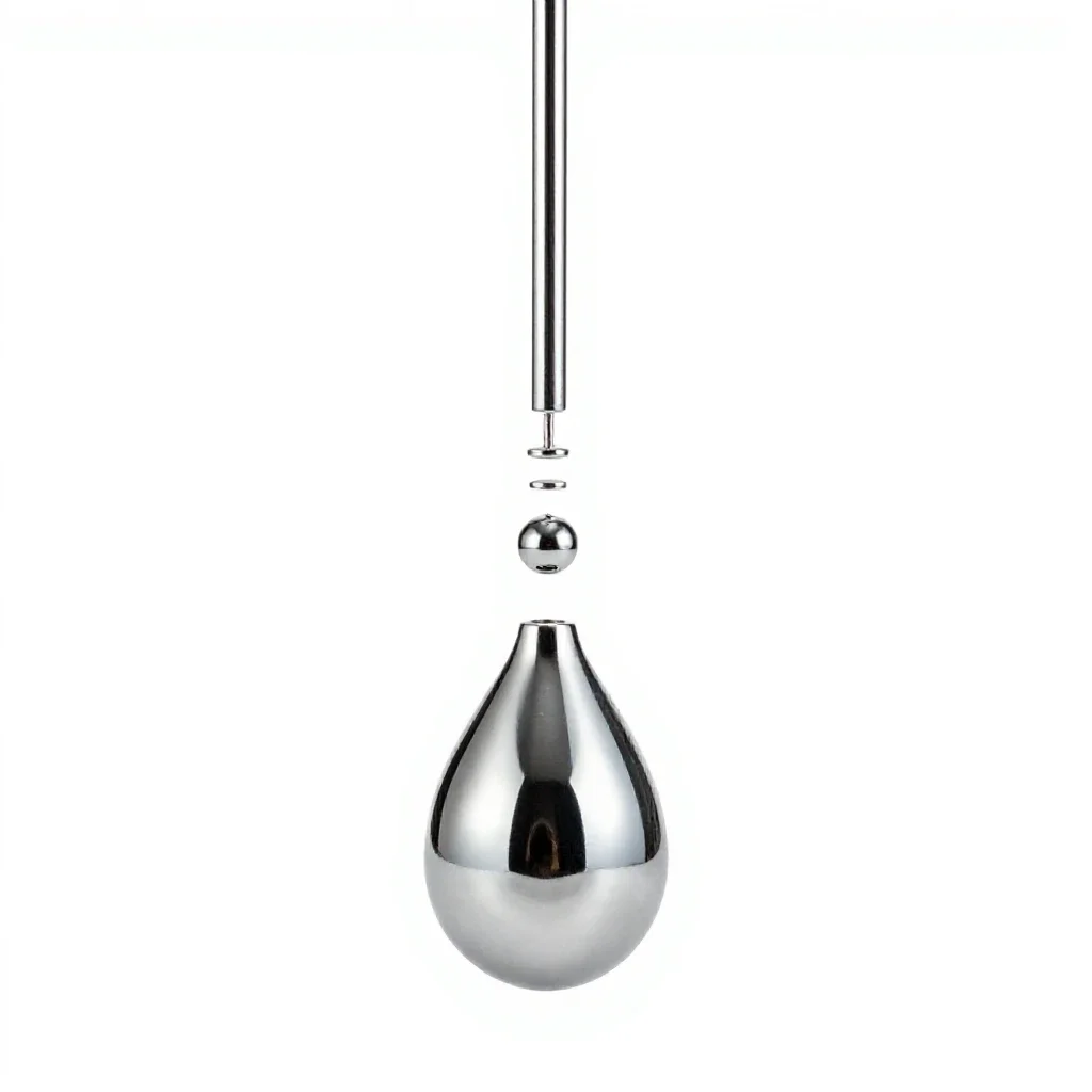 Ballistic pendulum isolated on a white background