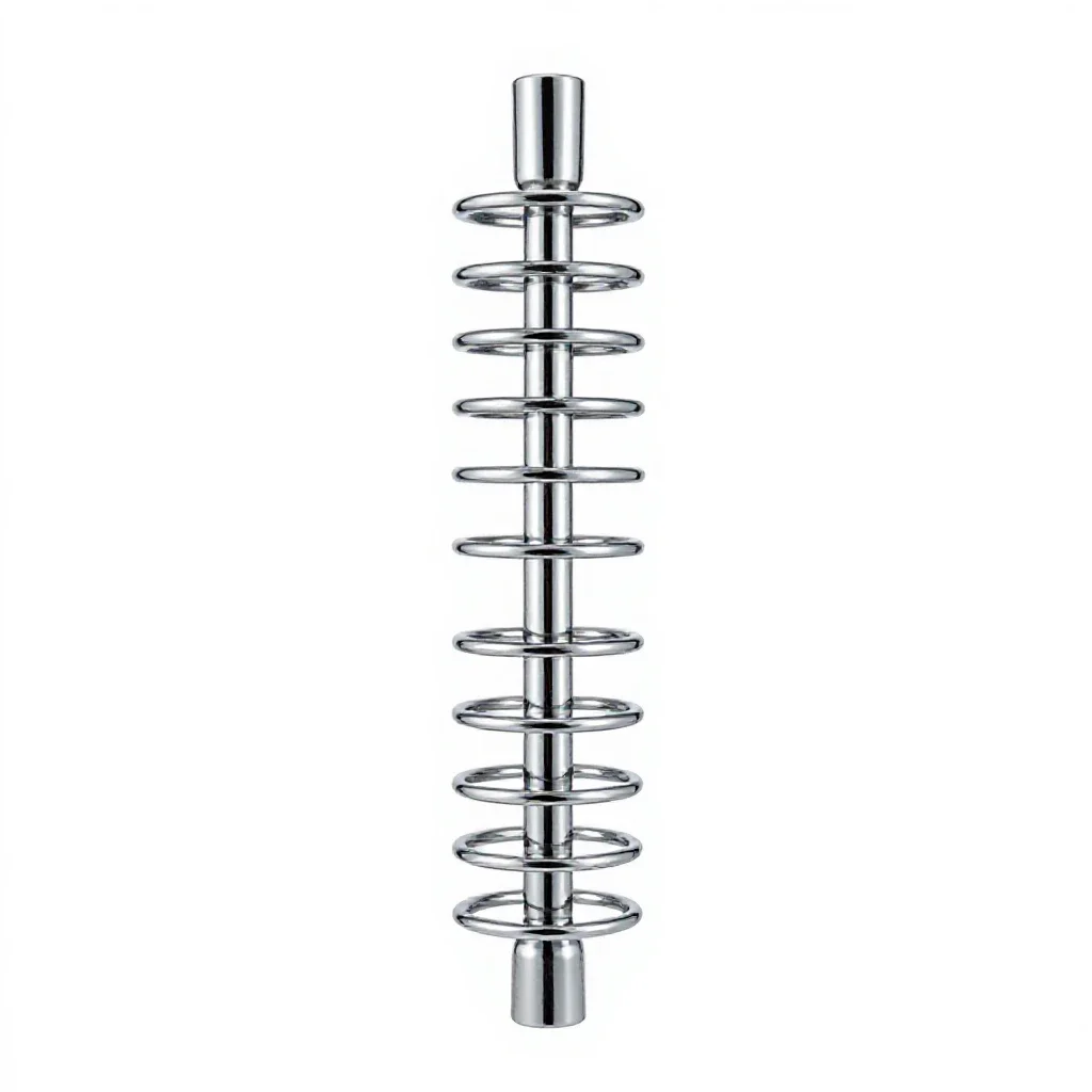 Barge pole isolated on a white background