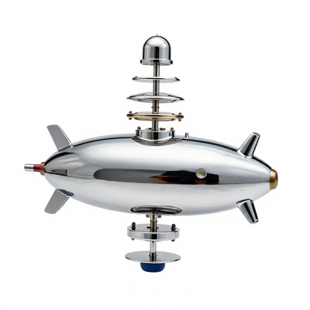 Bathysphere isolated on a white background