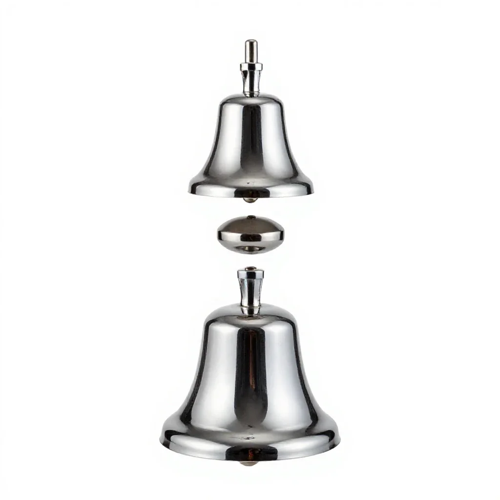 Bell push isolated on a white background