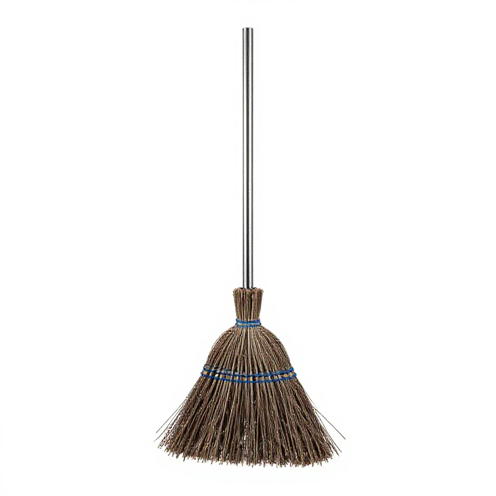 Besom isolated on a white background