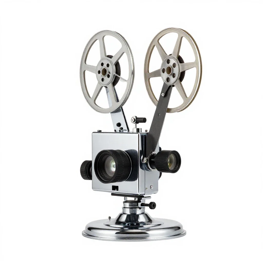 Bioscope isolated on a white background