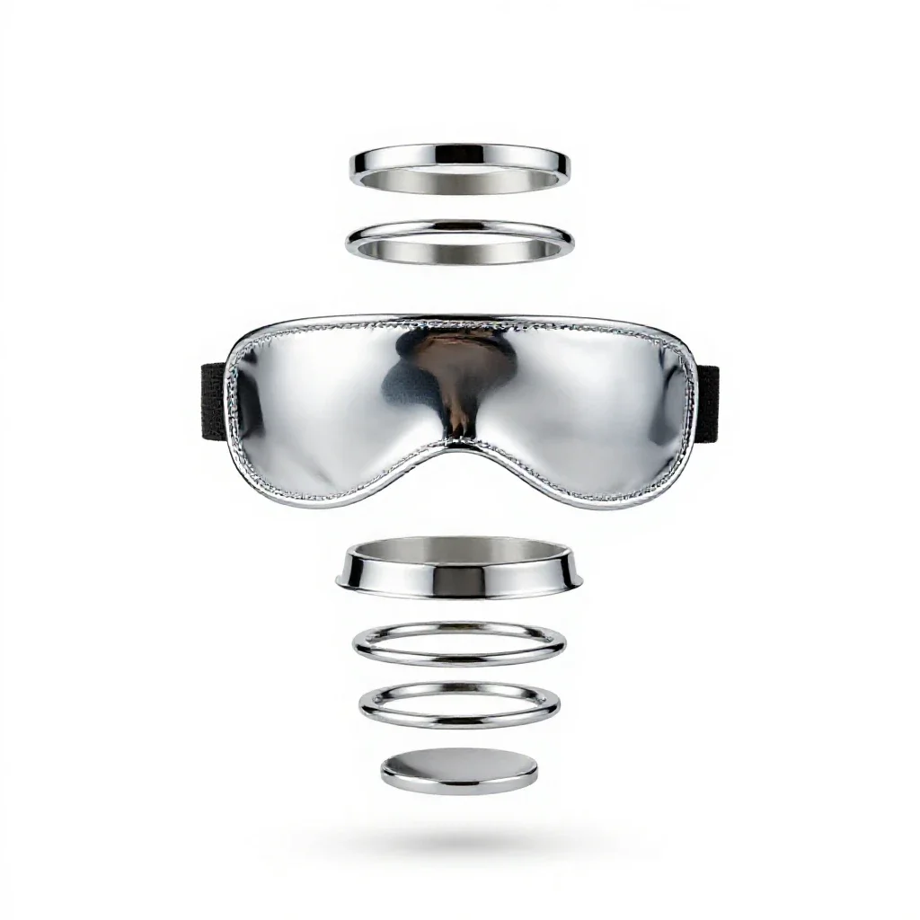 Blindfold isolated on a white background