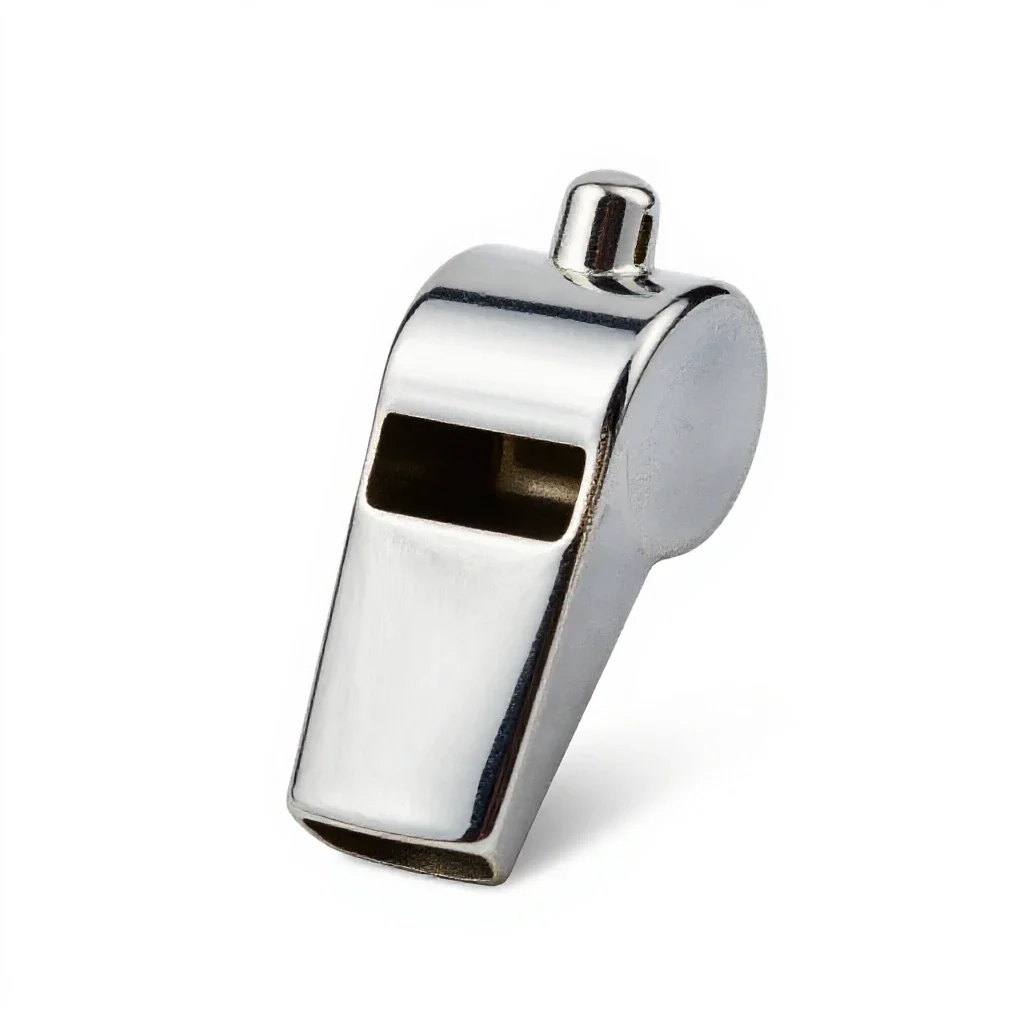 Boat whistle isolated on a white background