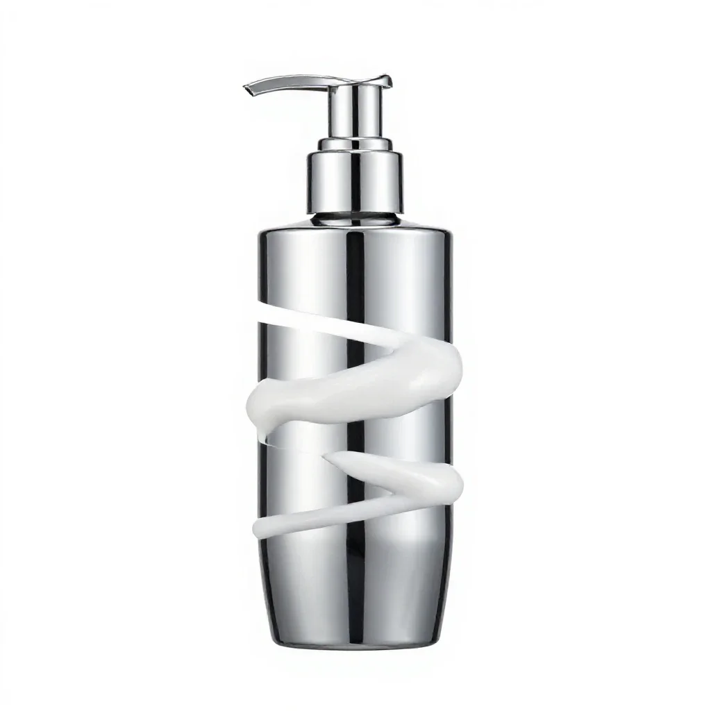 Body lotion isolated on a white background
