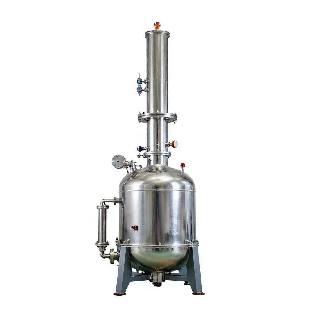 Boiling water reactor isolated on a white background