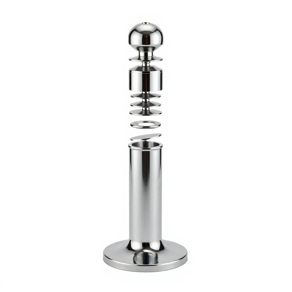 Bollard isolated on a white background