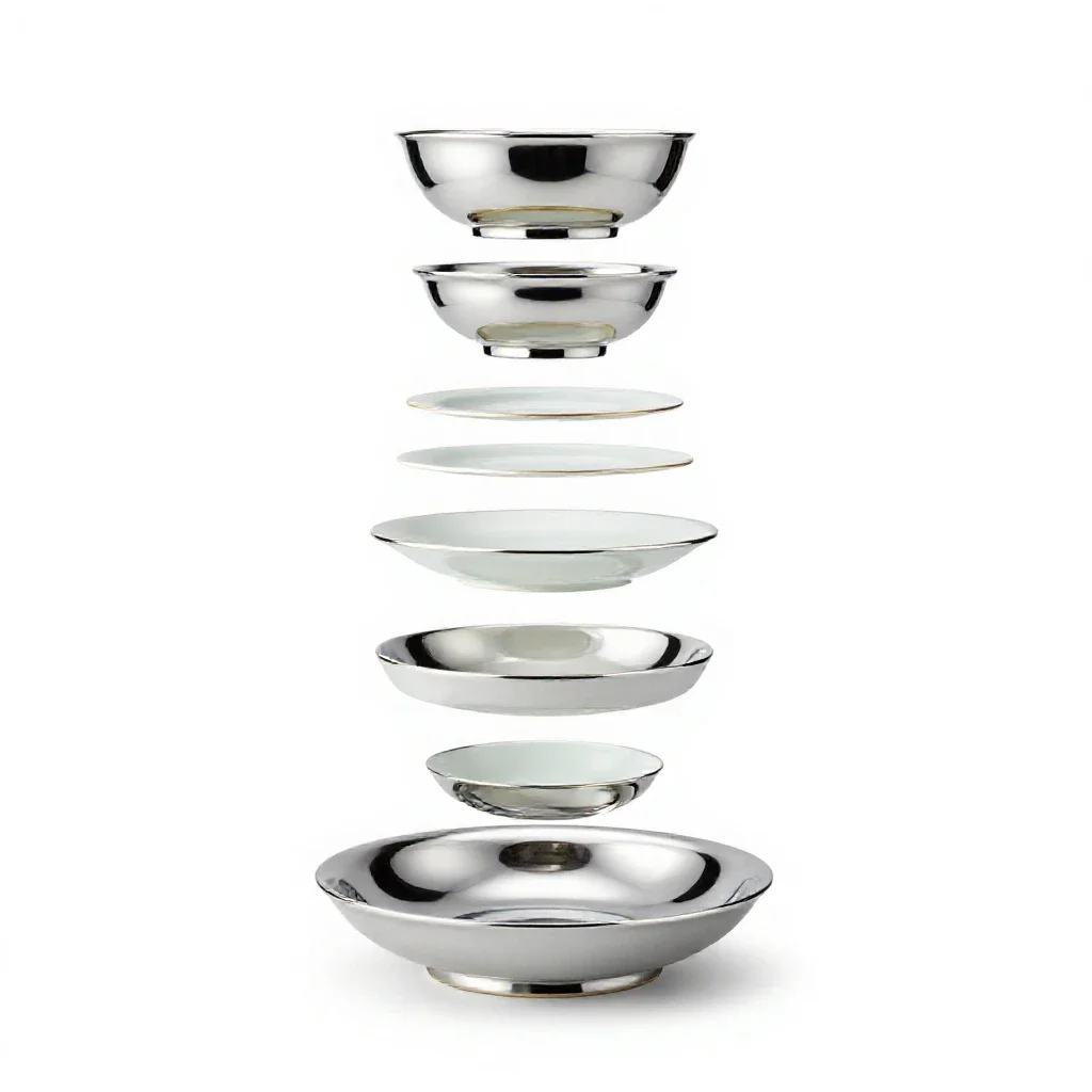 Bone china isolated on a white background
