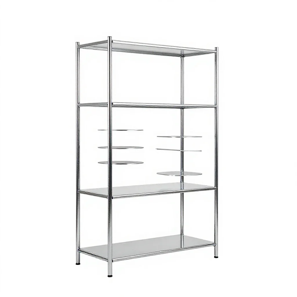 Bookshelf isolated on a white background