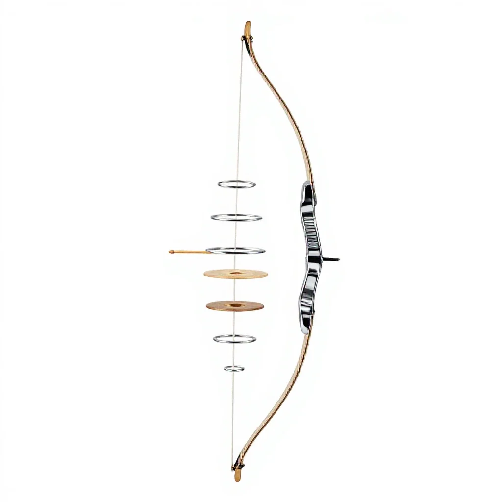 Bow isolated on a white background