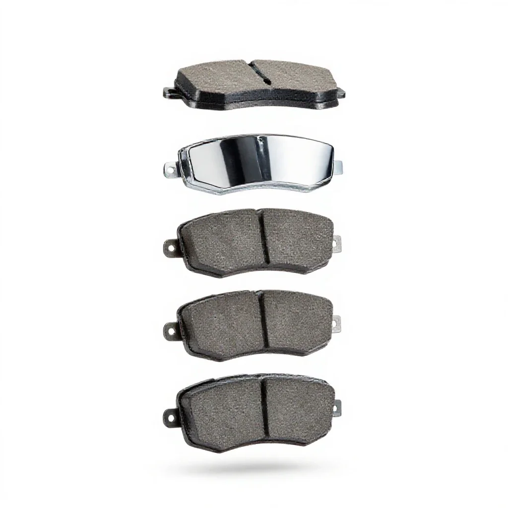 Brake pad isolated on a white background