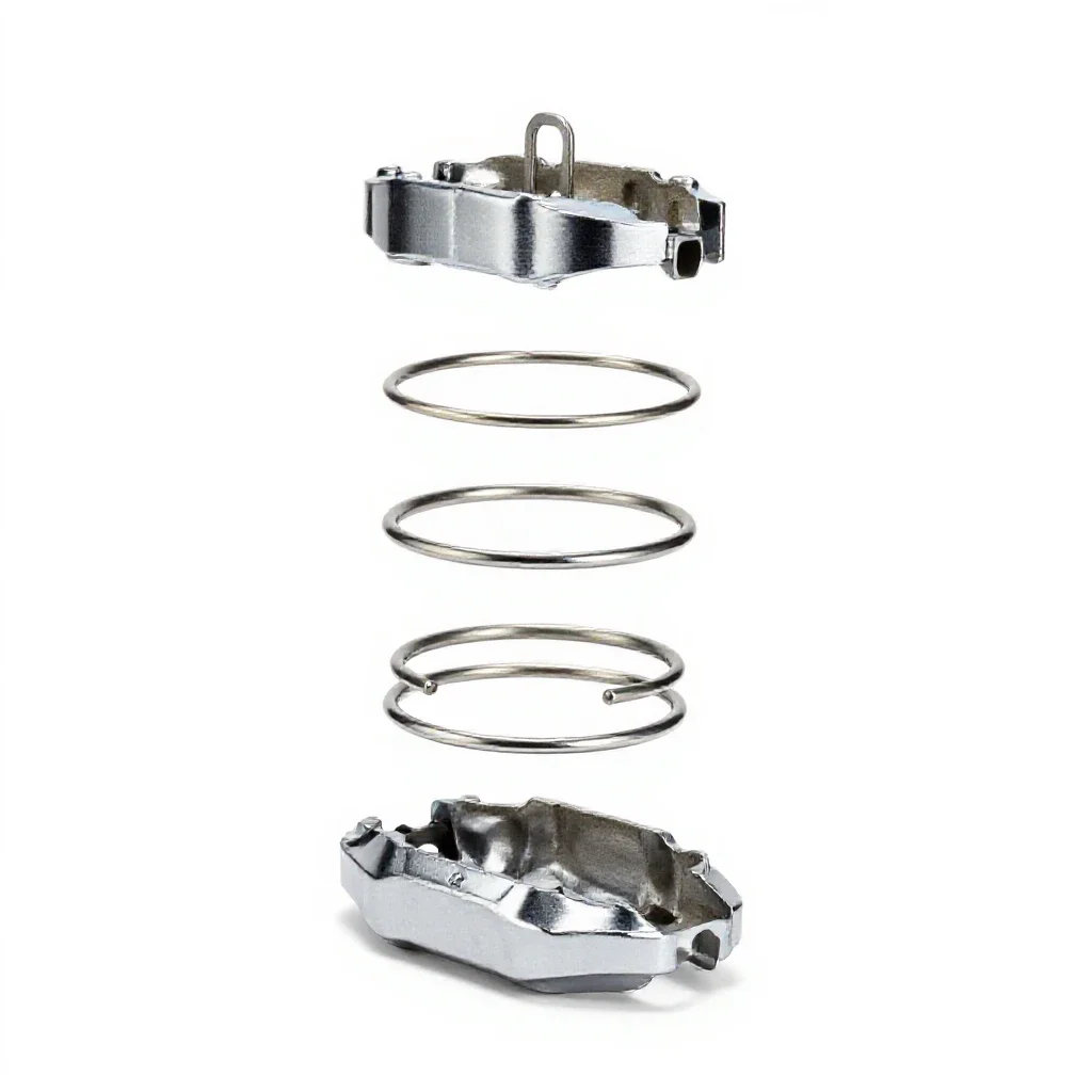 Brake shoe isolated on a white background