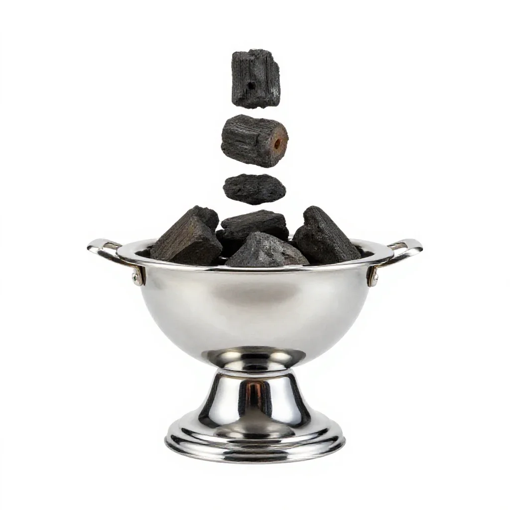 Brazier isolated on a white background