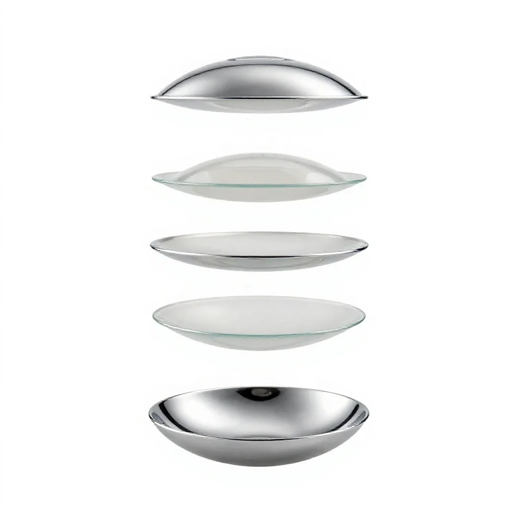 Breast implant isolated on a white background