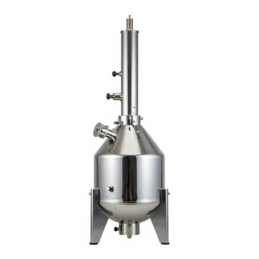 Breeder reactor isolated on a white background