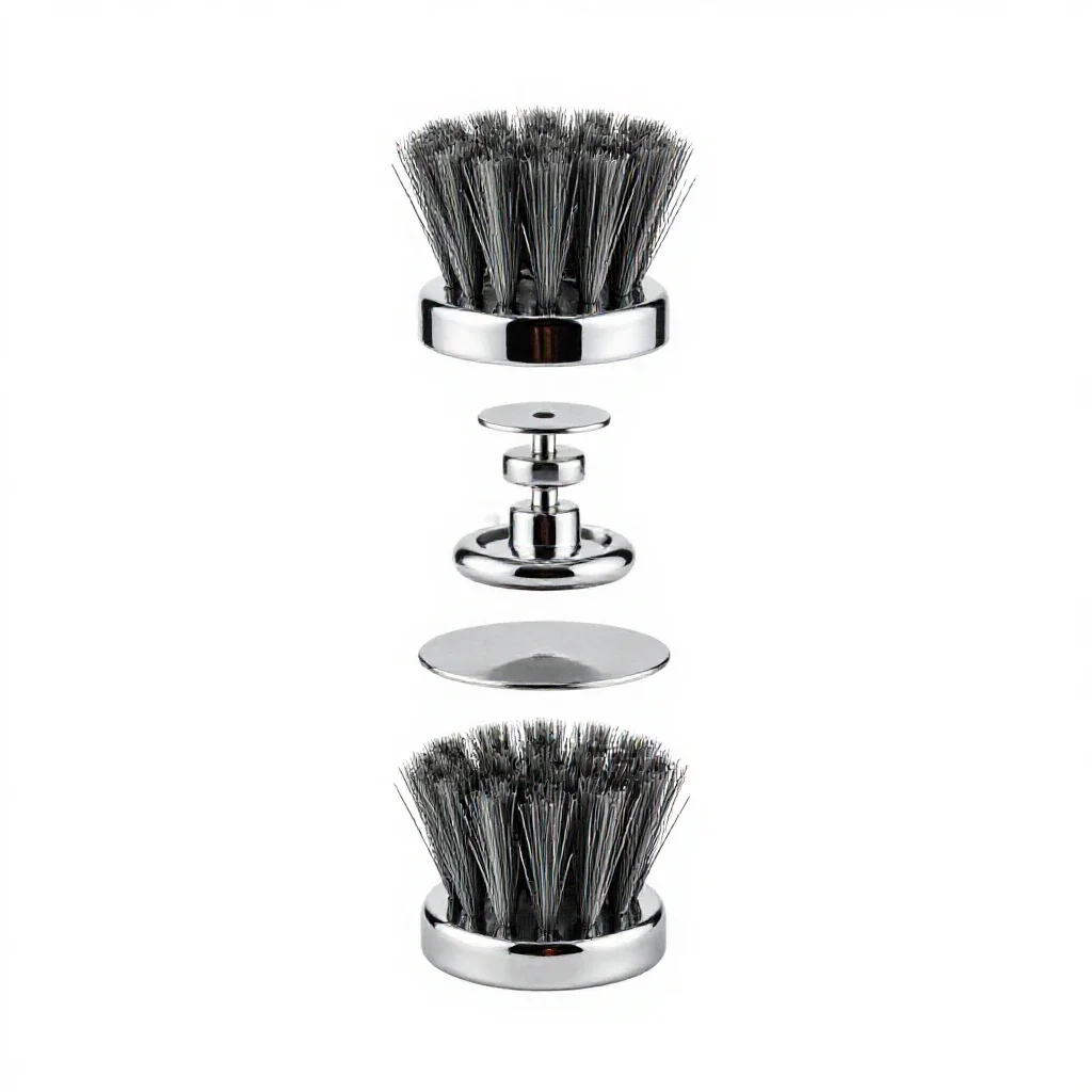 Bristle brush isolated on a white background
