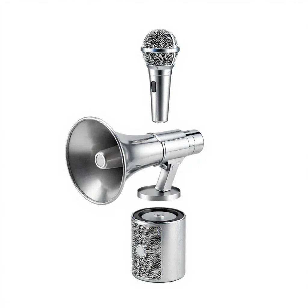 Bullhorn isolated on a white background