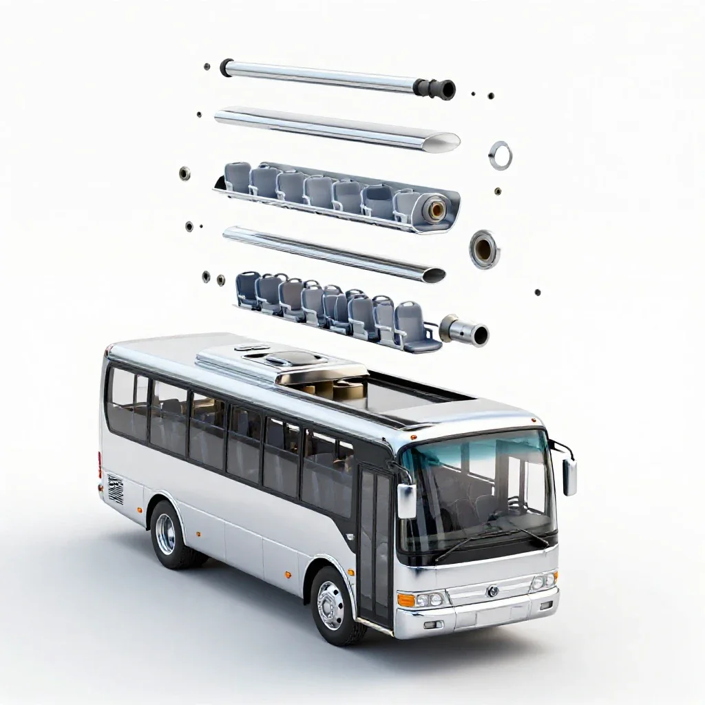 Bus isolated on a white background
