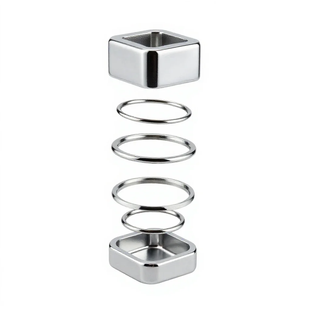 Butt joint isolated on a white background