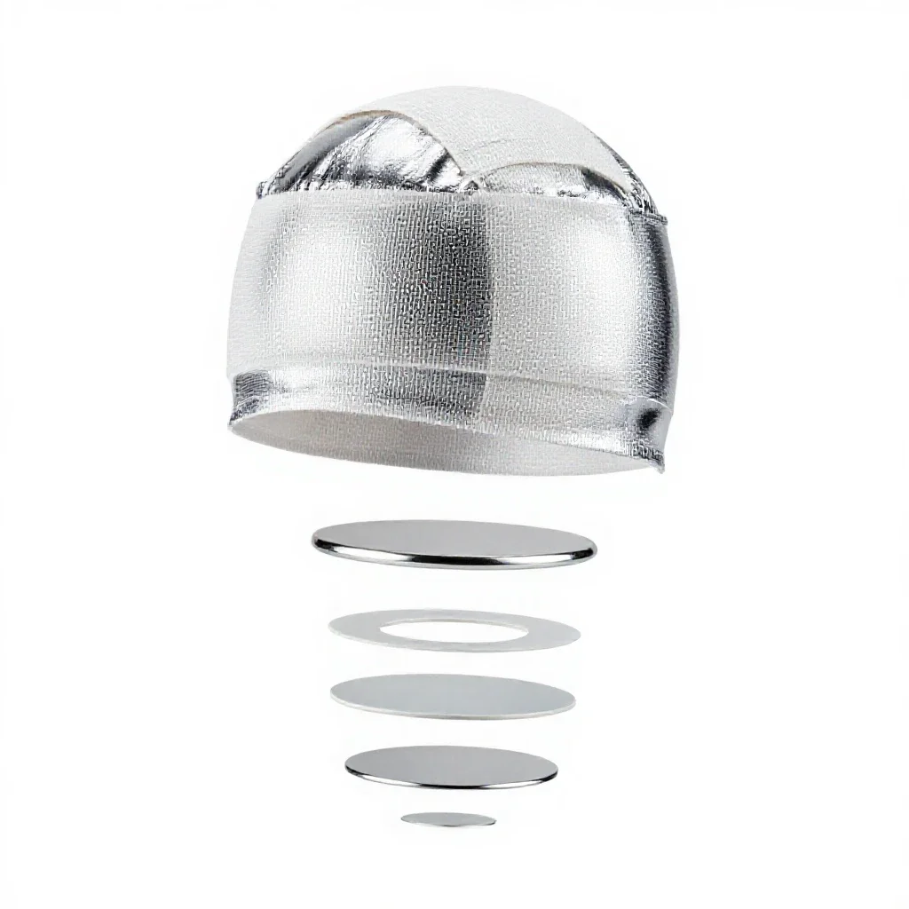 Capeline bandage isolated on a white background