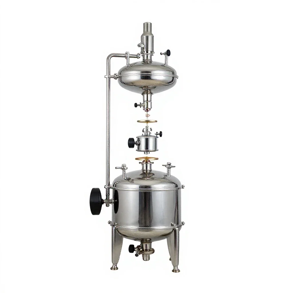 Cascade liquefier isolated on a white background