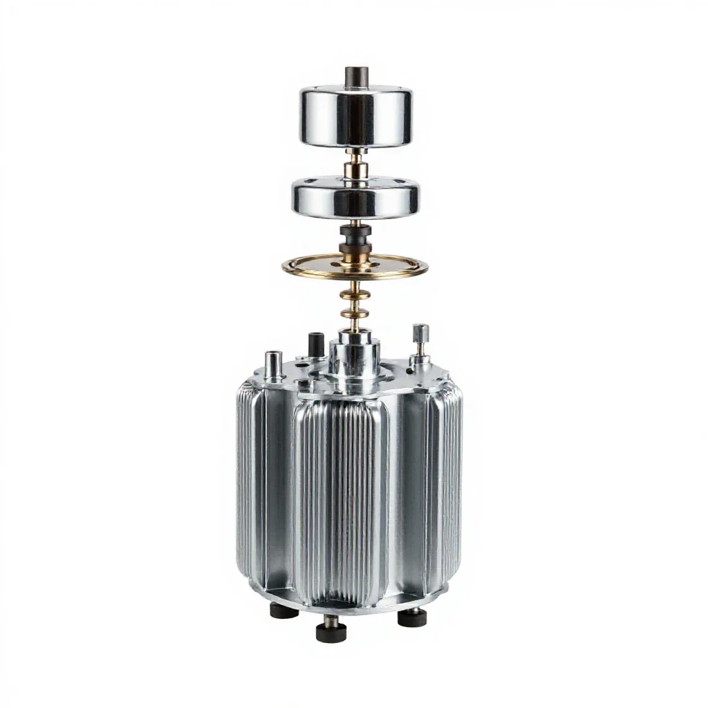 Cascade transformer isolated on a white background