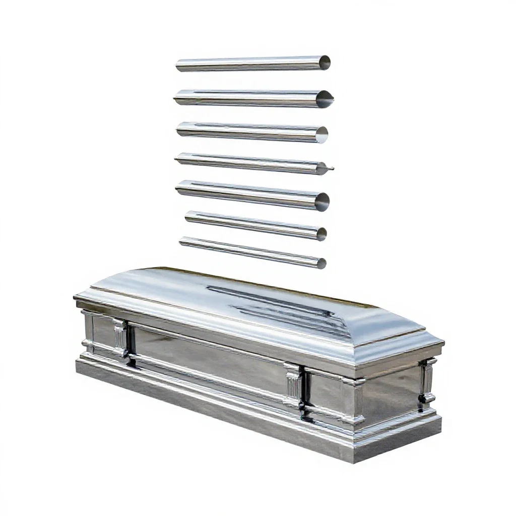 Catafalque isolated on a white background