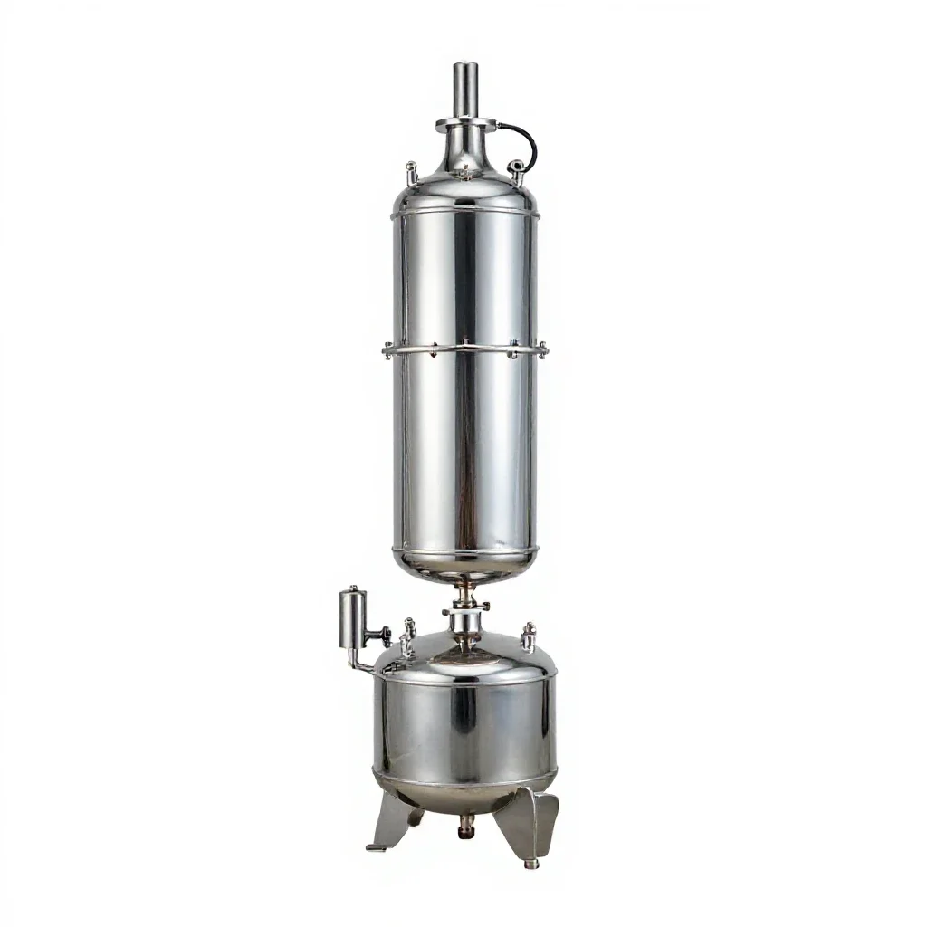 Catalytic cracker isolated on a white background
