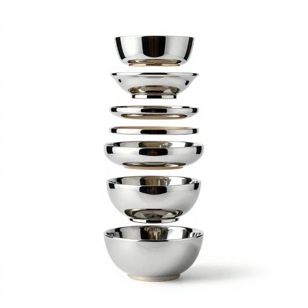 Ceramic ware isolated on a white background