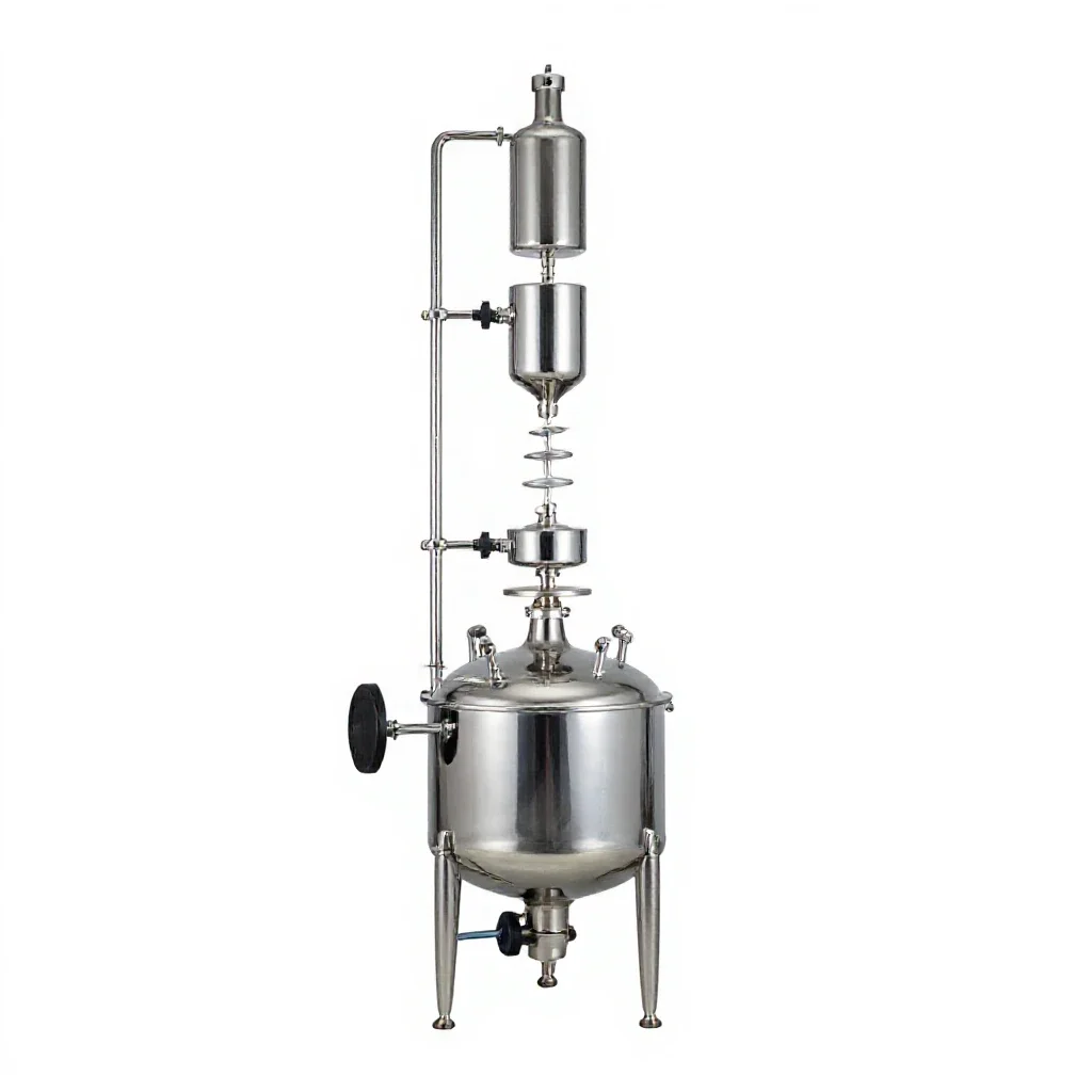 Chemical reactor isolated on a white background