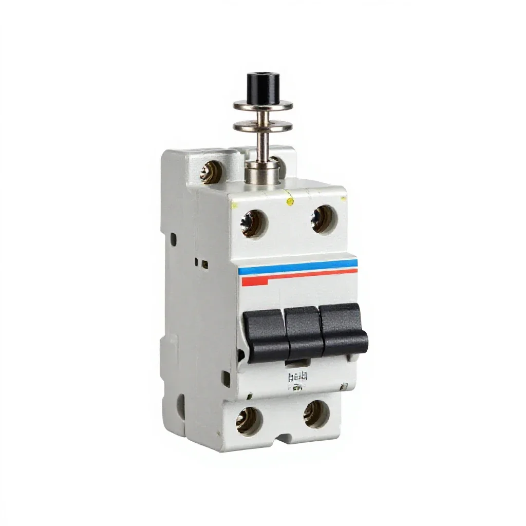 Circuit breaker isolated on a white background