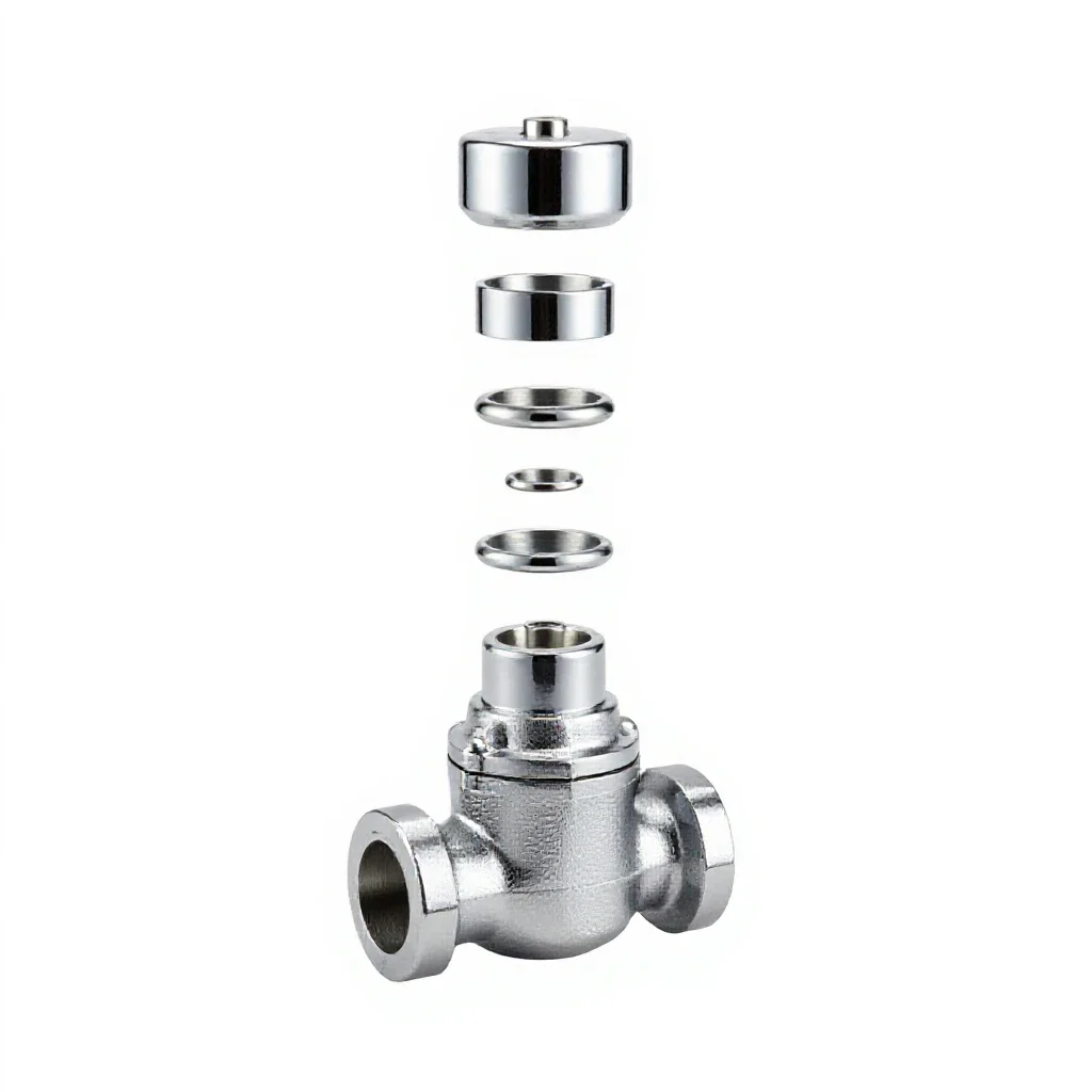 Clack valve isolated on a white background