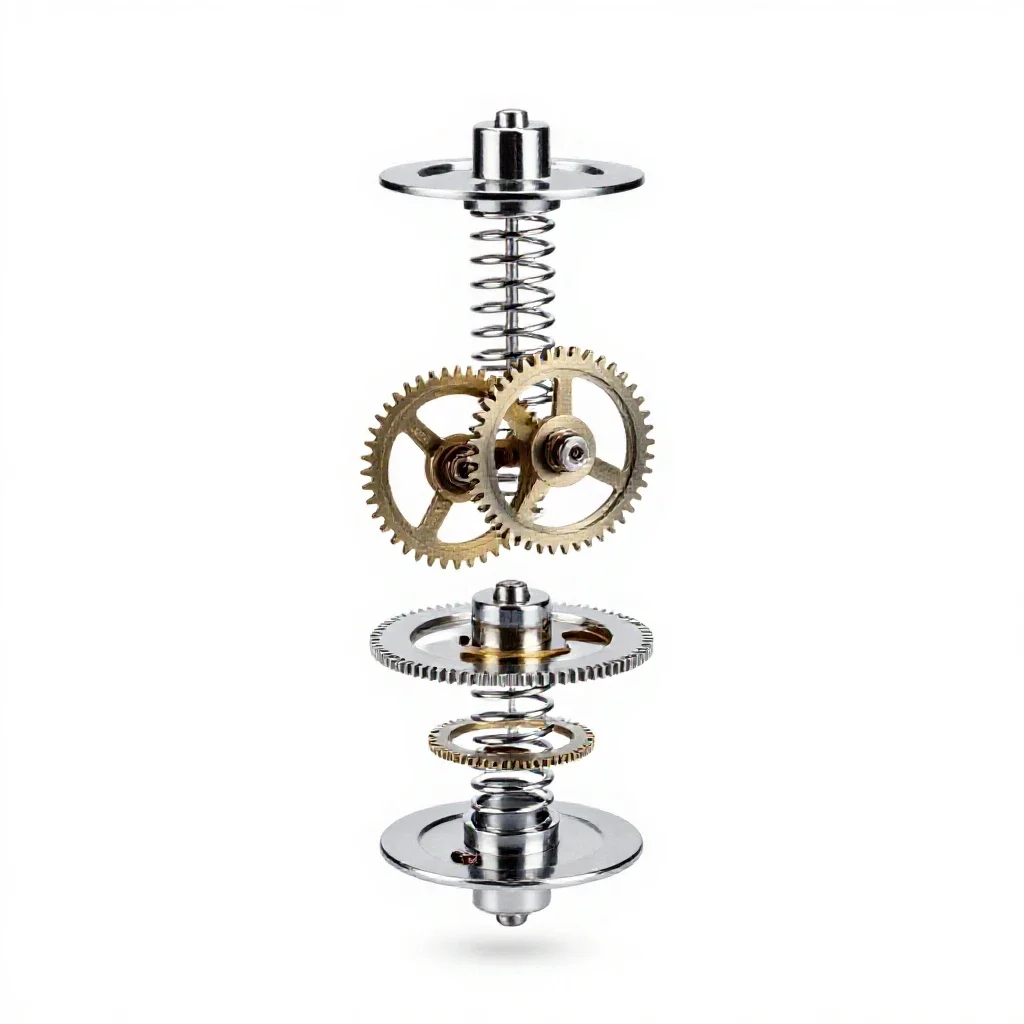 Clockwork isolated on a white background